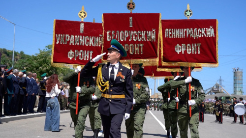 В Дербенте отметили 80-летие Великой Победы