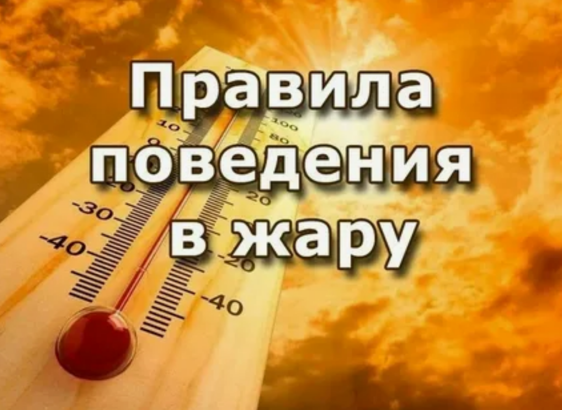 Правила поведения в жару